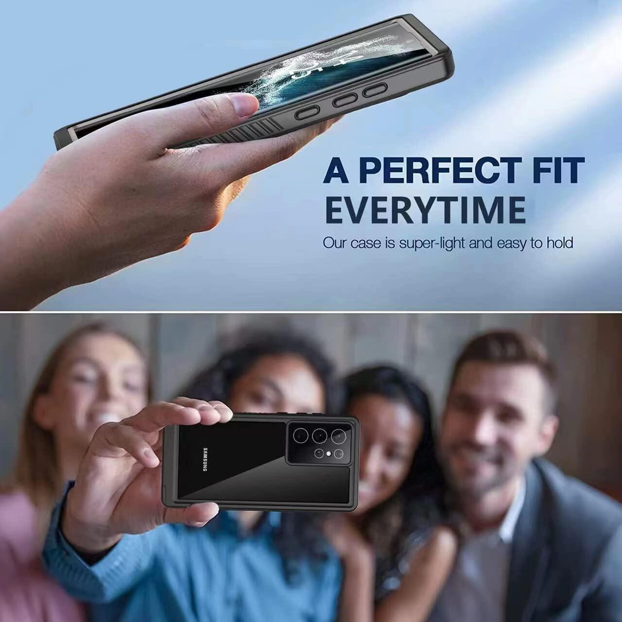 Cho Samsung S26 Ultra trường hợp không thấm nước với được xây dựng trong miếng bảo vệ màn hình chống sốc chống bụi 360 độ đầy đủ cơ thể dưới nước trường hợp cho Galaxy S25 Ultra/S25 FE/S24 Ultra/S24 FE/S22 Ultra/S23 FE/S22/S21 FE/S21/S20 FE/S20/Note Ultra