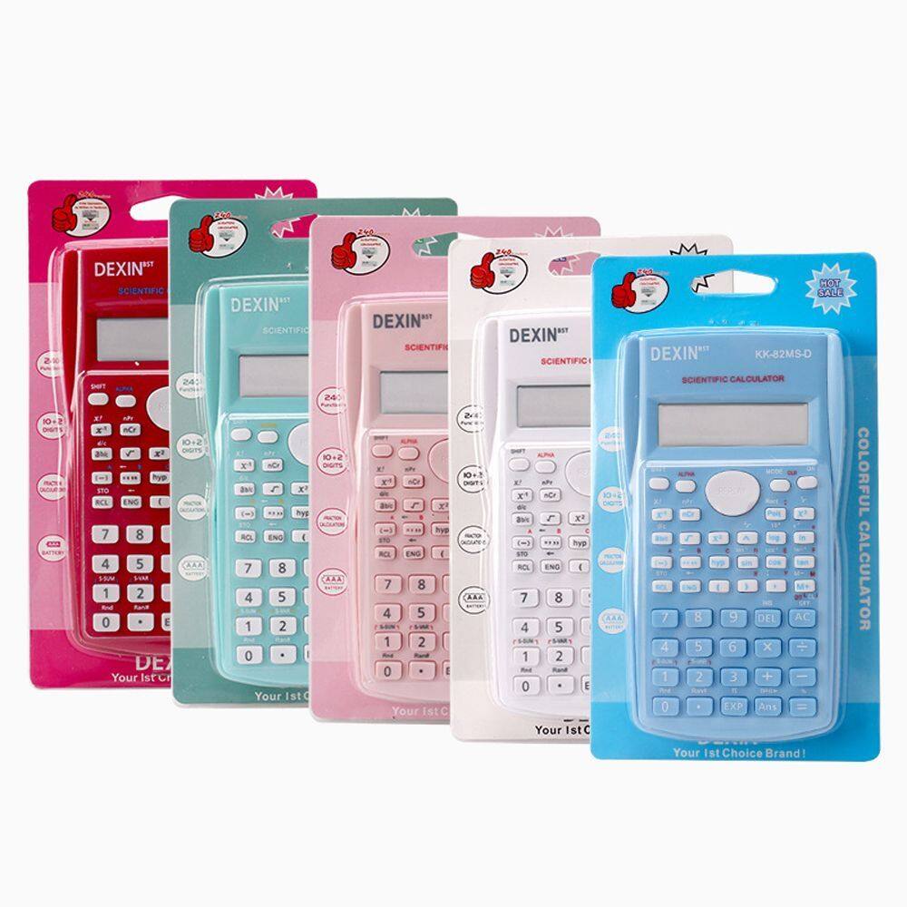 MMLUCK Portable Multifunction 240 Functions Electronic 82MS Statistics School Office Personalized Digit Calculator Engineering Scientific Calculator Stationary Function Calculator