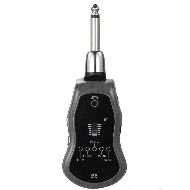 BuyBowie Đàn Guitar Điện Headphone Amp, Mini Bỏ Túi Đàn Guitar Khuếch Đại, bluetooth Sạc Sạc USB (Cáp 3.5 sang 6.35mm Cáp Âm Thanh), cho Loa Tích Hợp 5 Đàn Guitar Tác Dụng TÁI BẢN/CHOR/LÁ CỜ/OVDR/VŨ