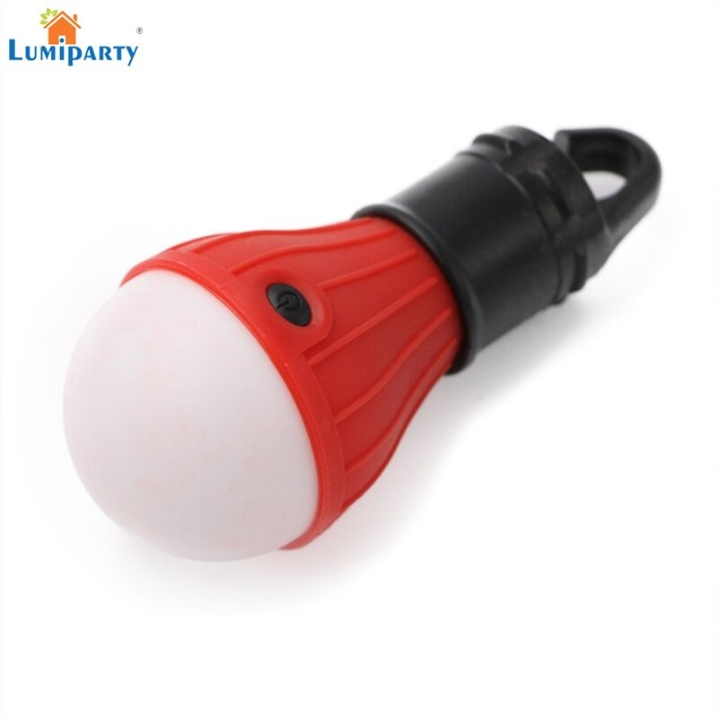 LumiParty Mini Portable Camping Light Waterproof Tent Light Emergency Lamp Flashlight With Hanging Hook 5188