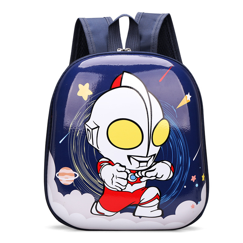 YADOU Ultraman school bag eggshell backpack baby small school bag 2-6 years old cross-border children's kindergarten backpack