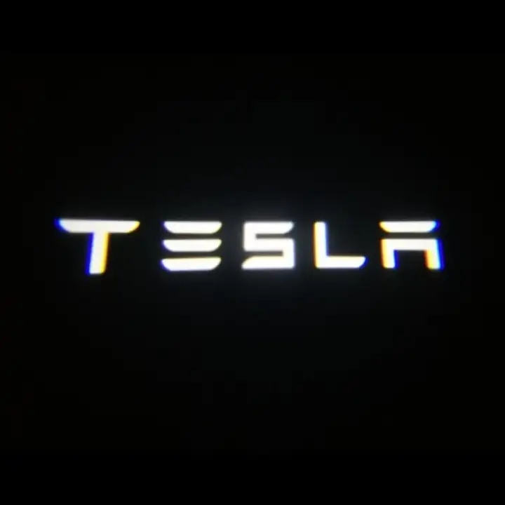 đen Led Logo Cửa Xe O To đen Led Chao Mừng May Chiếu Logo Danh Cho Tesla 3 Model 3 S X Y Hd Sieu Sang Lazada Vn