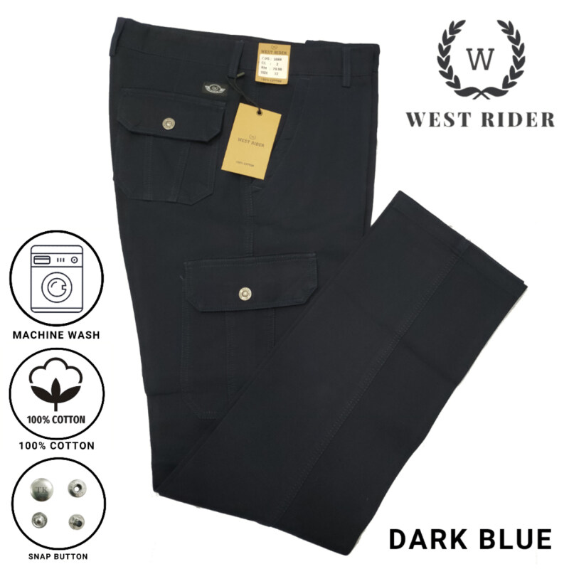 HEAVY DUTY WORKING PANTS / CARGO PANTS / SELUAR KERJA 1088 - DARK BLUE