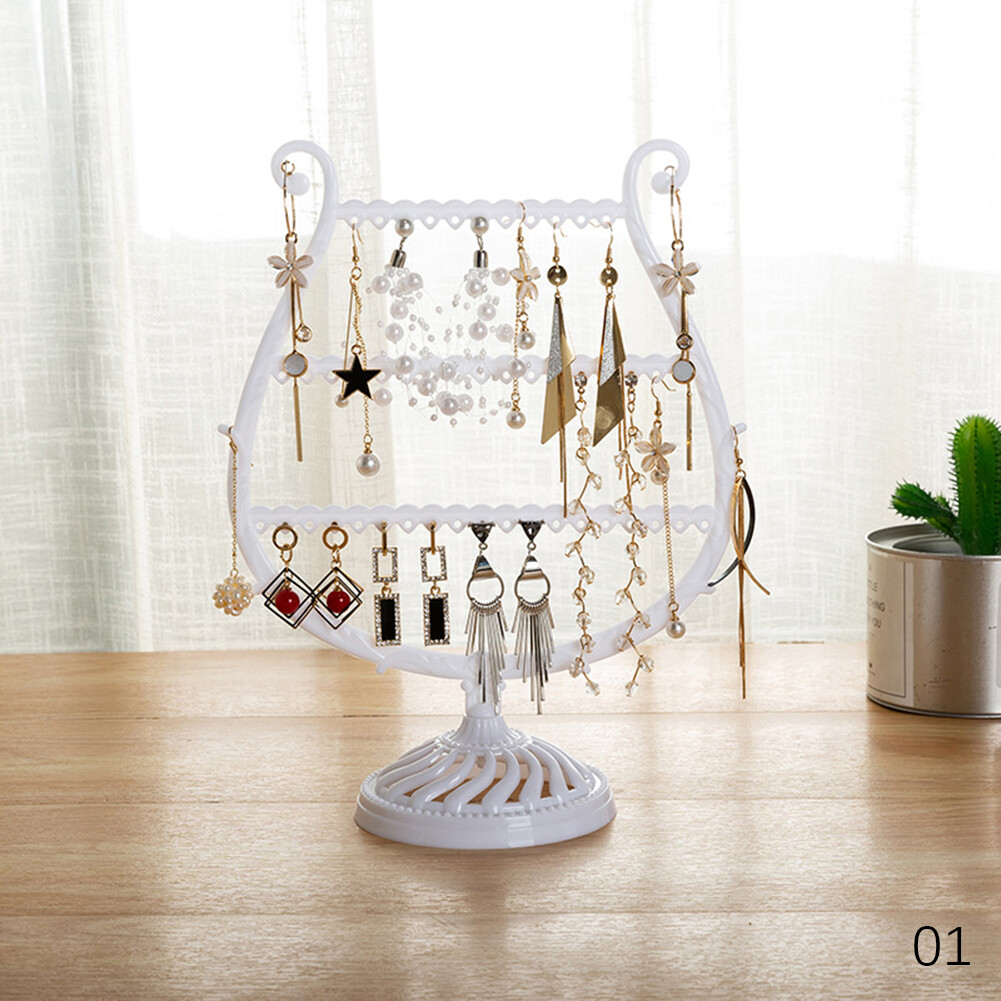LM Creative Wine Cup Shape Ear Studs Earrings Bracelet Storage Shelf Jewelry Display Holder Stand