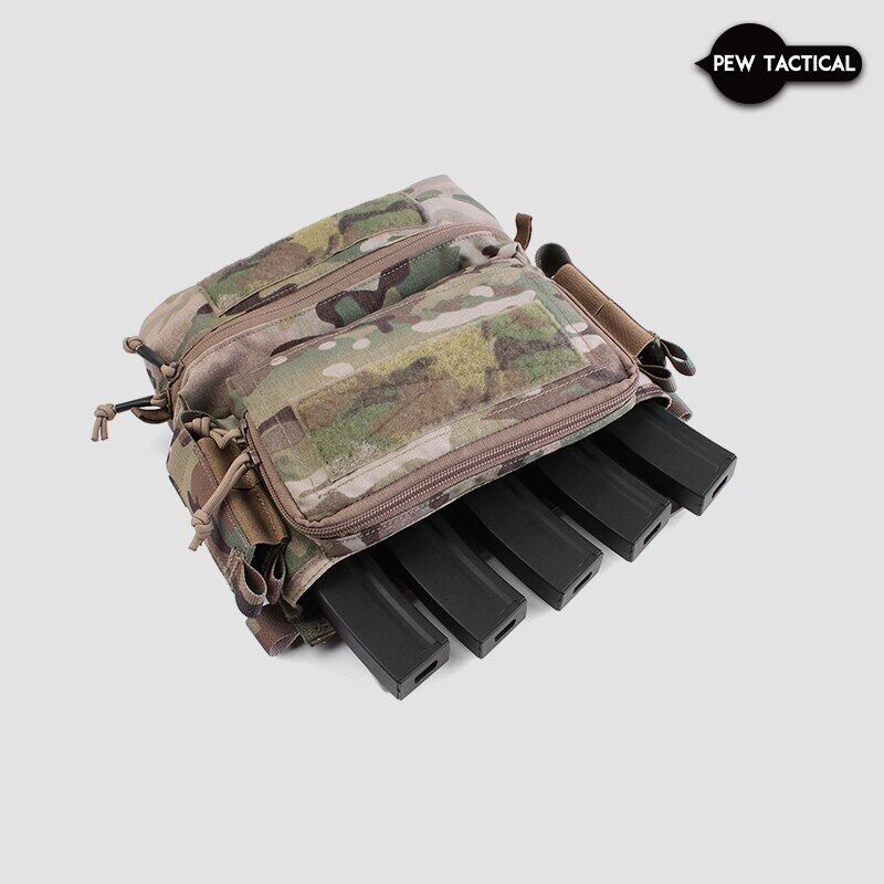 Giàn Ngực Pew Tactical D3CRM, 5XSMG Chèn Tạp Chí Submachine