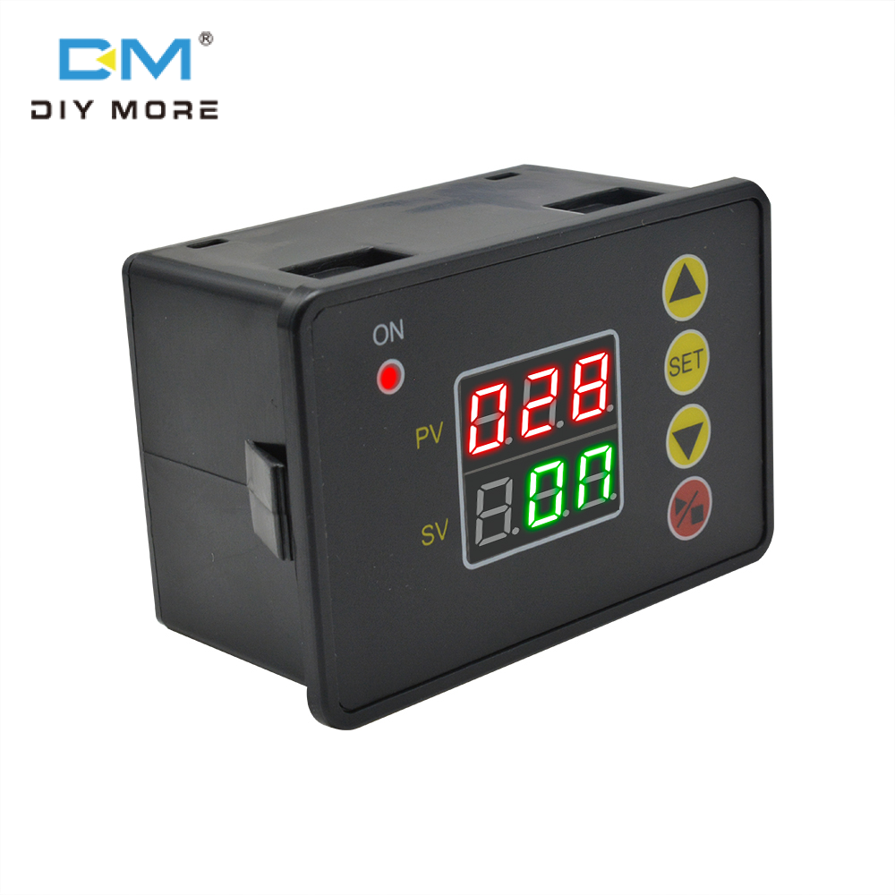 diymore Bộ Điều Khiển Thời Gian Máy Vi Tính Màn Hình Kỹ Thuật Số T2310 DC12V/24V/AC110V-220V Mô Đun Điều Khiển Công Tắc Rơ Le Trễ Thời Gian LCD Hẹn Giờ
