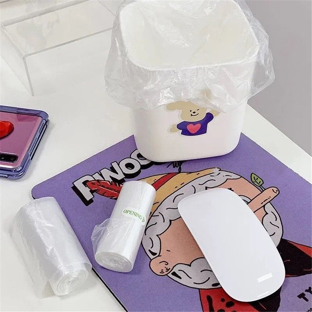 Storage Bucket Pen Holder Desktop Multi-Purpose Storage Bucket Trash Can Storage Box Pen Holder