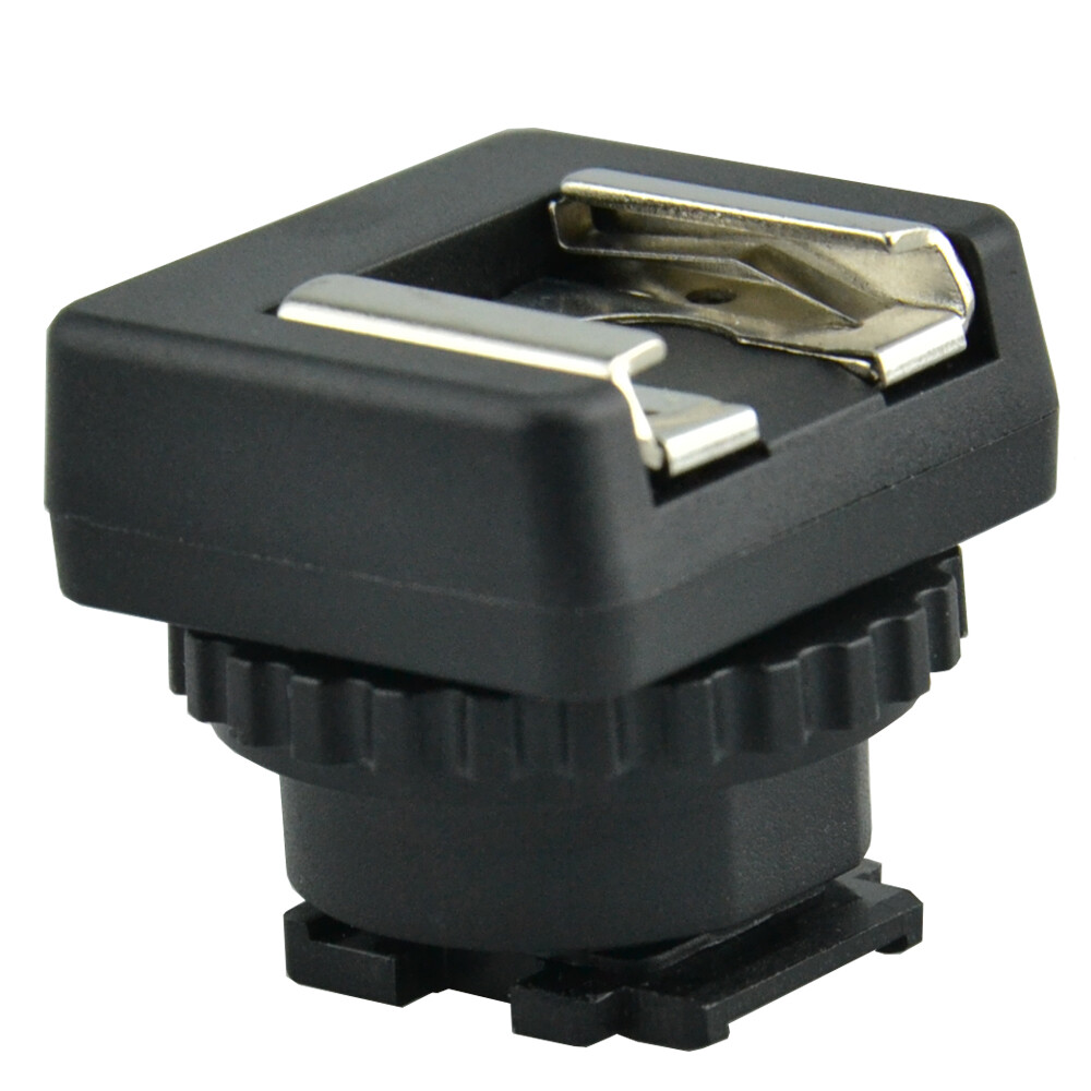 JJC Microphone & LED Light Cold Shoe Adapter Converter for Sony FDR-AX53 AX43 AX45 AX33 AX60 AX100 AX700 HDR-CX675 CX680 CX900 CX400E CX510E CX610E and More Sony Camcorder with Multi Interface Shoe