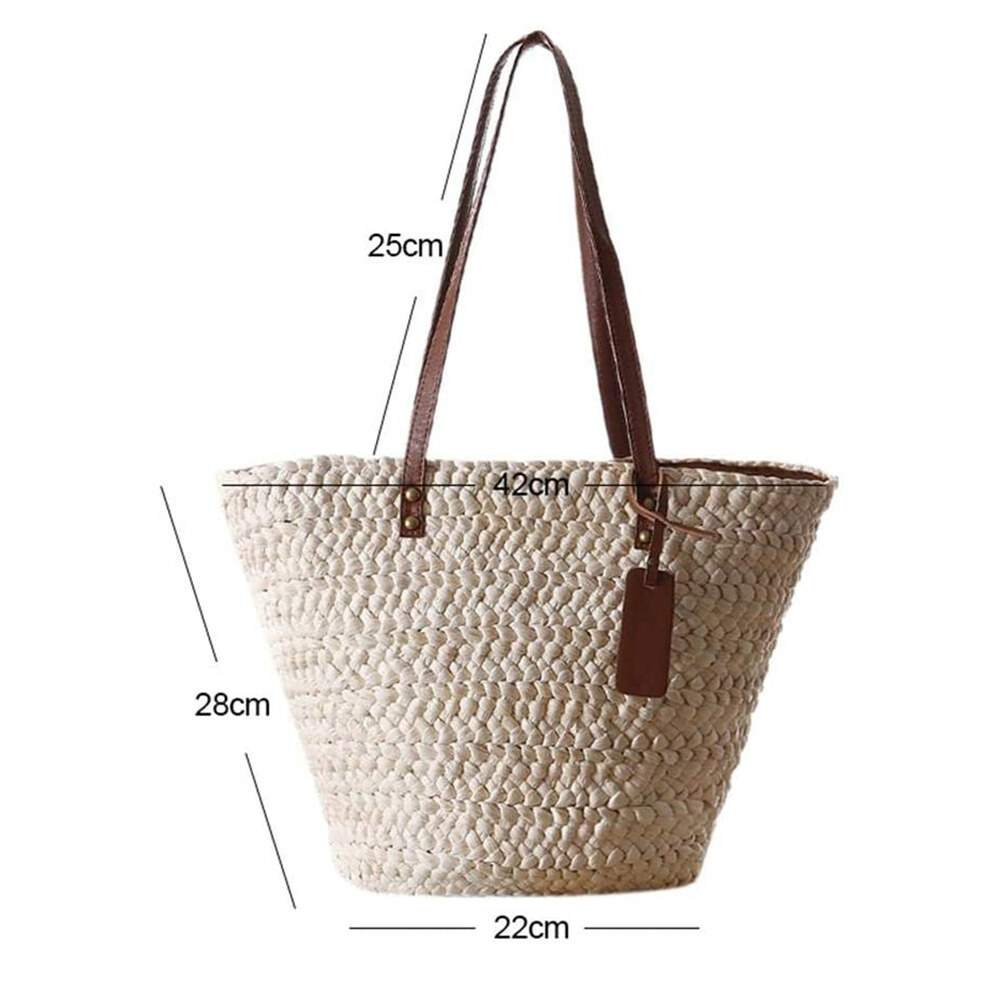 Bagoo 2021 Wanita Fesyen Baru Beg Jerami Rotan Tenunan Bahu Beg Tangan Buatan Tangan Bakul Tenunan Musim Panas Boho Pantai Percutian Perjalanan Wanita Beg Tote Lazada
