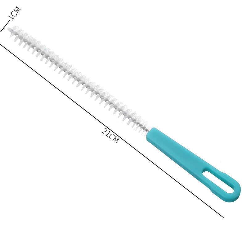 Long Straw Brush Nylon Spiral Brushes Bendable 360 Degree Rotatable Cleaning Brush for Bottle Glasses Durable Cleaning Tool