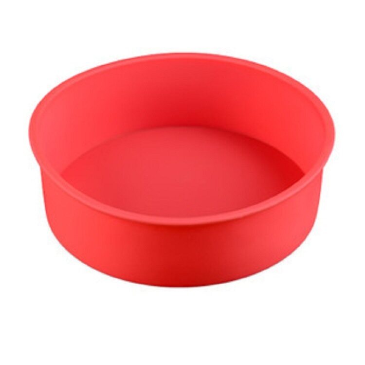 Chảo Nướng Bánh Hình Tròn Bằng Silicon Khuôn Làm Bánh 6 Inch Dụng Cụ Nướng Bánh Chống Dính Cho Lò Nướng Gia Dụng