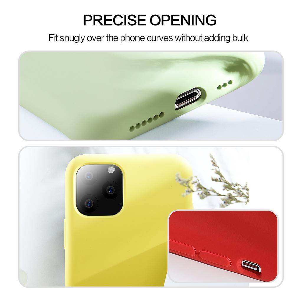 SmartDevil Liquid Silicone Silky LSR Phone Case, Flex Pure Cases Soft Smooth Cell Phone Back Cover For Apple iPhone 11