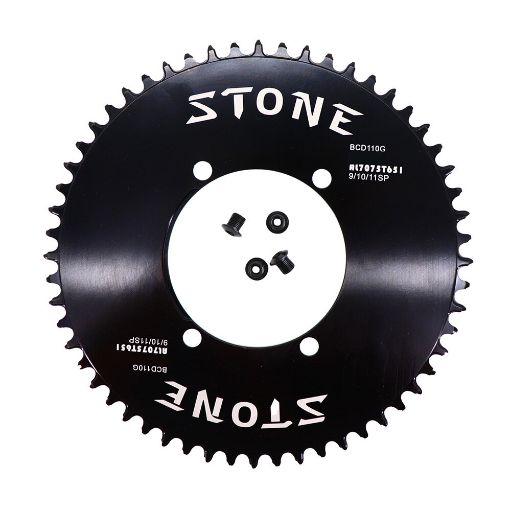 リベルタ　110サイズ Stone 110bcd Round Double Chainring for Shimano 105 R7100 UT
