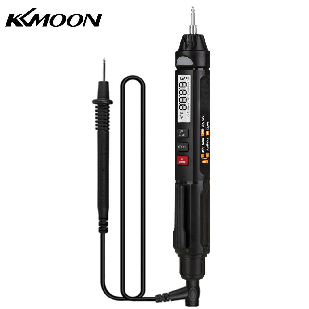 KKMoon kkm99/kkm100(Optional) Large Screen High Definition 1Hz~10MHz Mini Portable Intelligent Multimeter True RMS Digital Multimeter AC/Direct Current Voltage Measurment Multifunction Utility Tool
