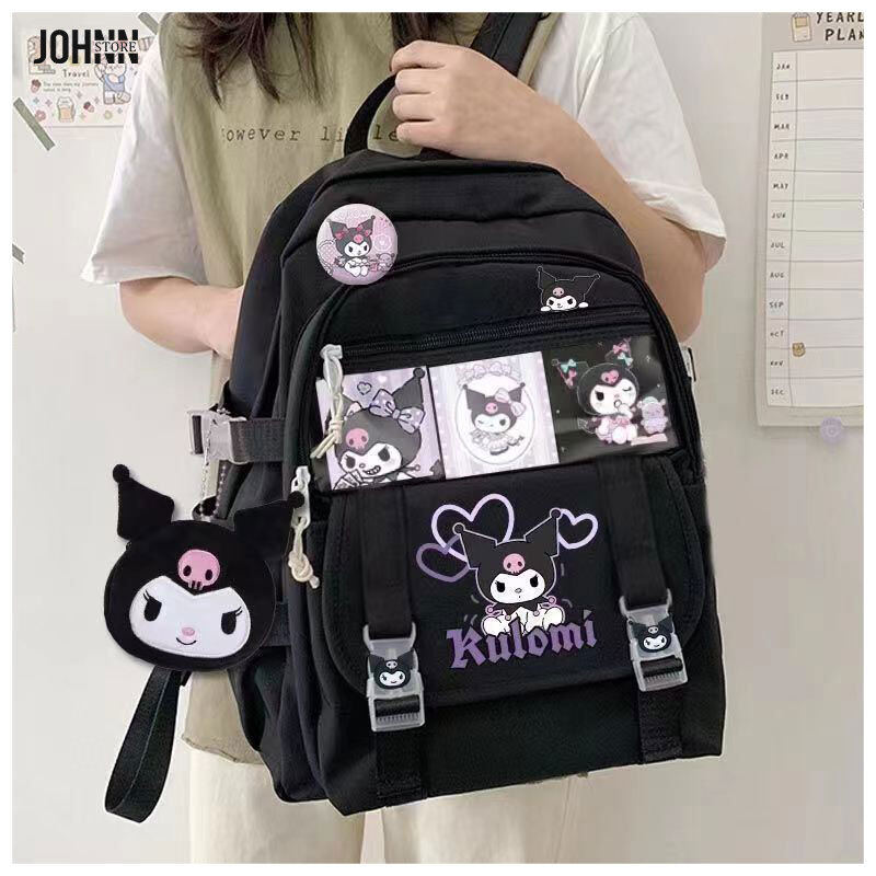 Johnn student backpack junior high school computer bag Large-capacity backpack for college students