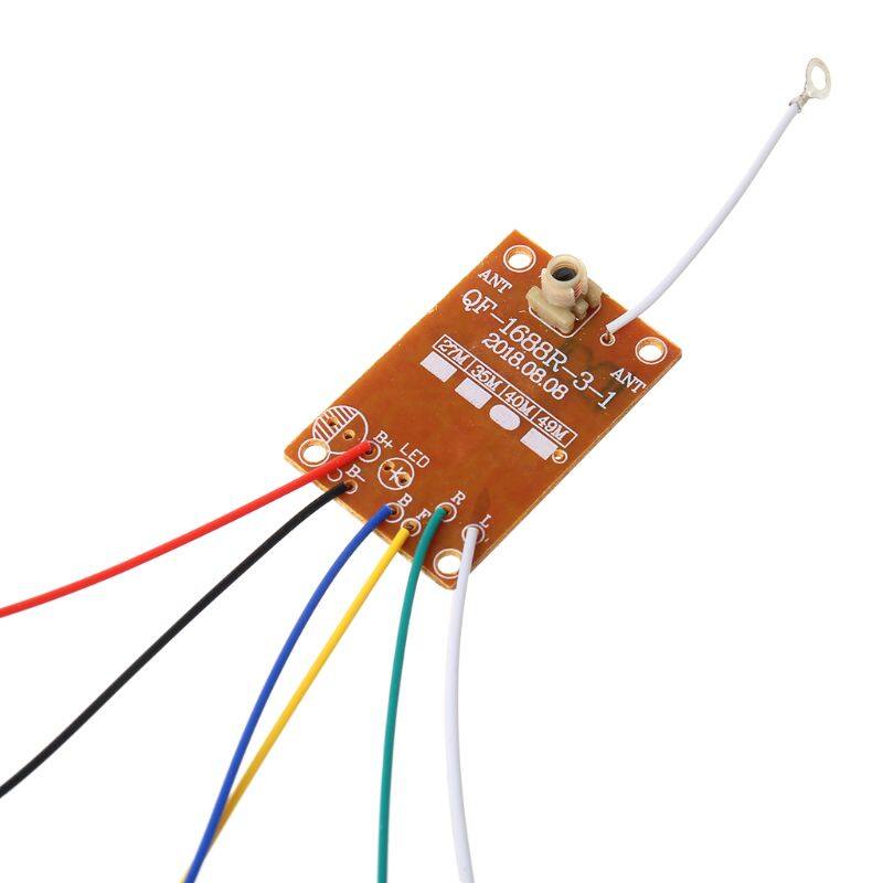 4CH RC Điều Khiển Từ Xa 27MHz Mạch PCB Transmitter Và Receiver Board Với Antenna Đài Phát Thanh Hệ Thống Cho Xe Tải Đồ Chơi