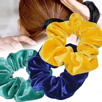 Tideshop 9pc Women Or Girls Scrunchy Hair Ties Scrunchie