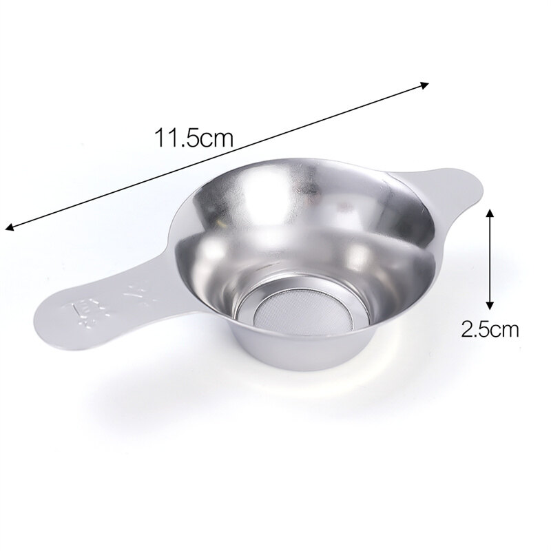 Stainless Steel Fine Mesh Tea Strainer Filter Sieve Tea Strainers Leaf Teapot Spice Filter Kitchen Accessories