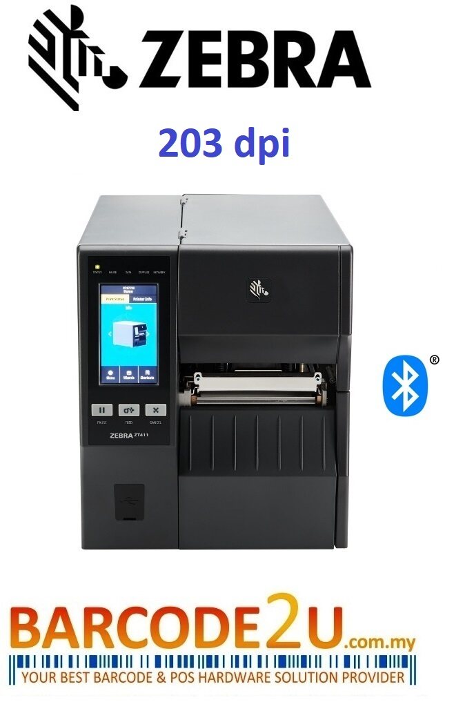 Zebra ZT411 (ZT41142T0P0000Z) 203dpi Industrial Barcode Printer Lazada