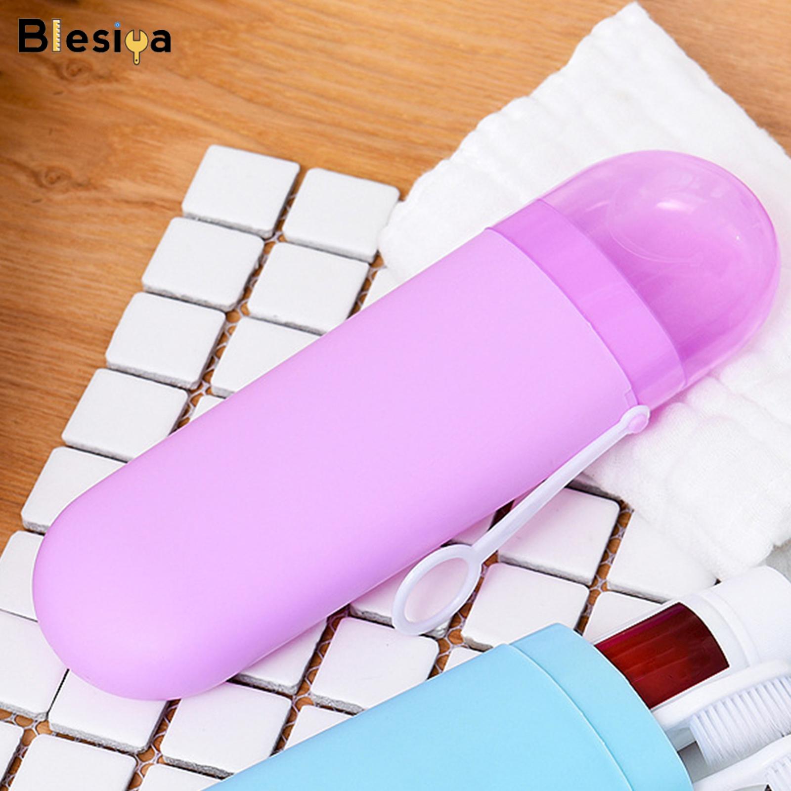 Blesiya Travel Toothbrush Case Durable Dustproof Transparent Cover for Toothpaste