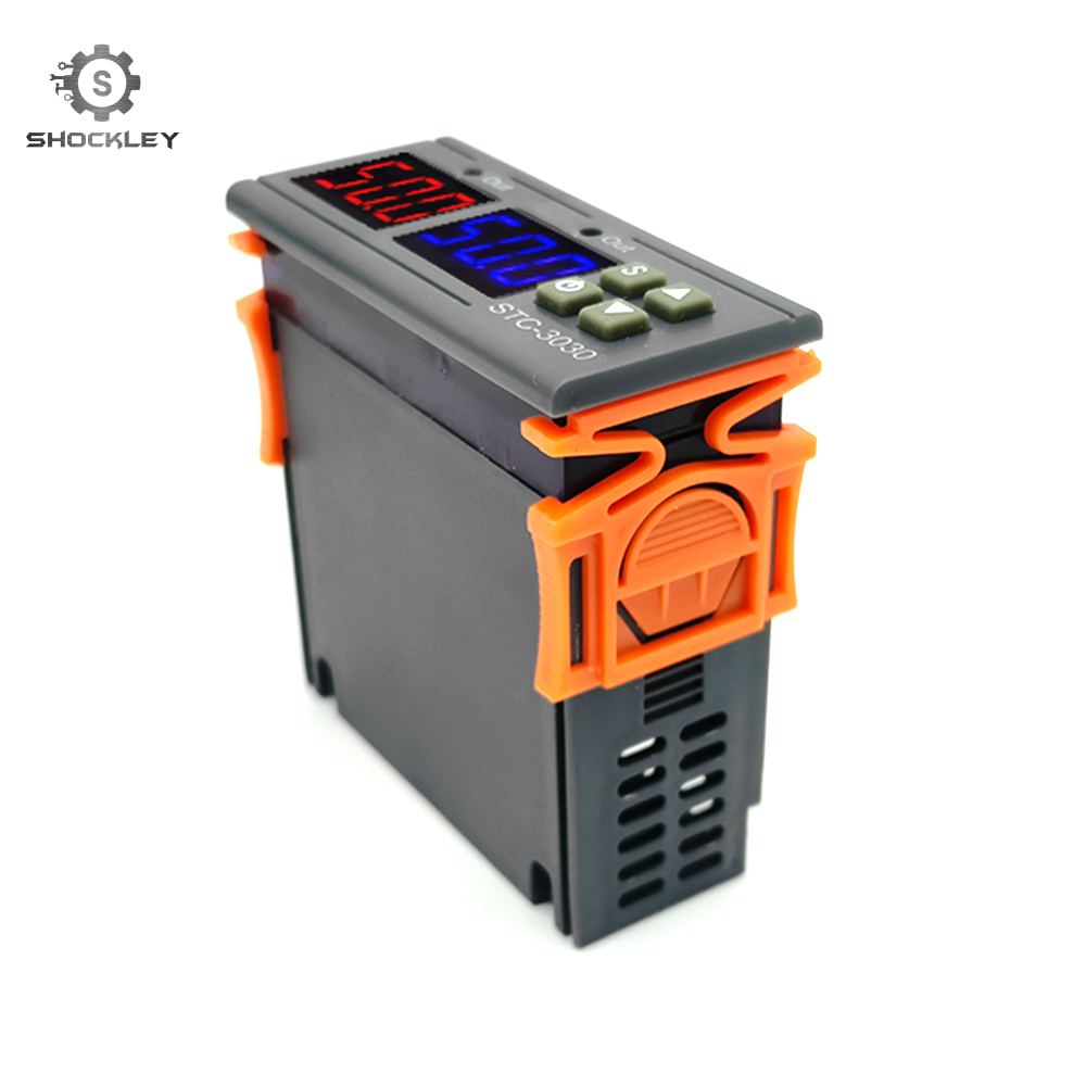 Shockley Digital Temperature Humidity Controller DC12V/DC24V AC110 220V Temperature Humidity Hygrometer Thermostat Controller