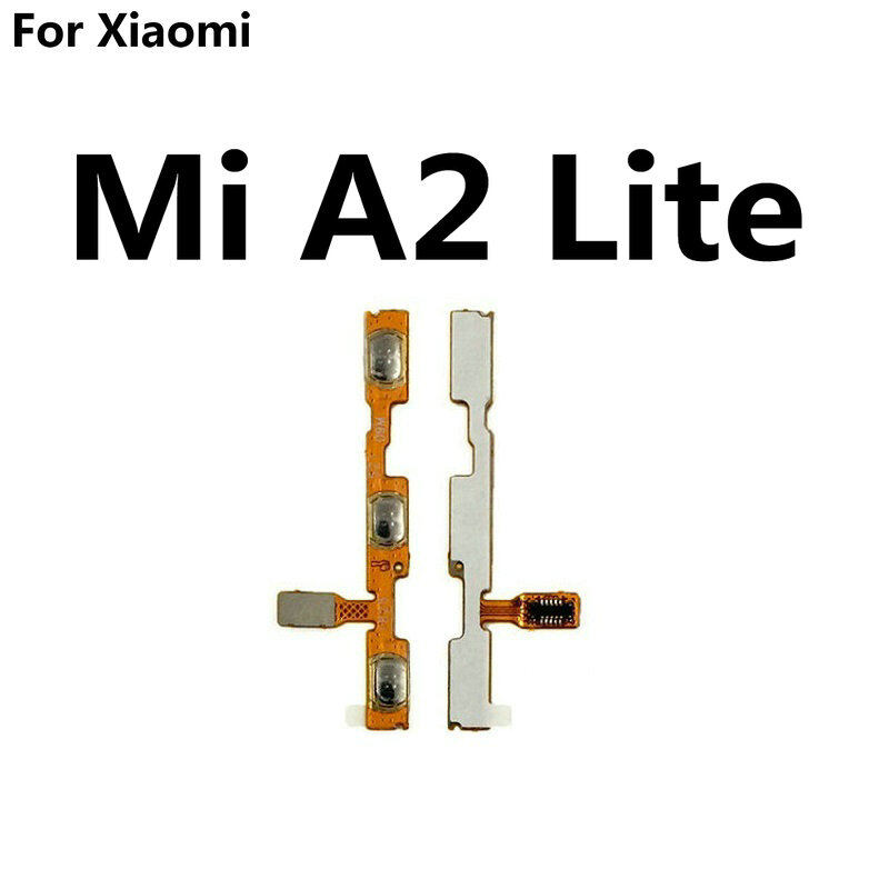 Dành Cho Xiaomi Mi A1 A2 Lite A3 Nút Âm Lượng Công Tắc Điện Nút Nguồn Phụ Tùng Thay Thế Cáp Mềm