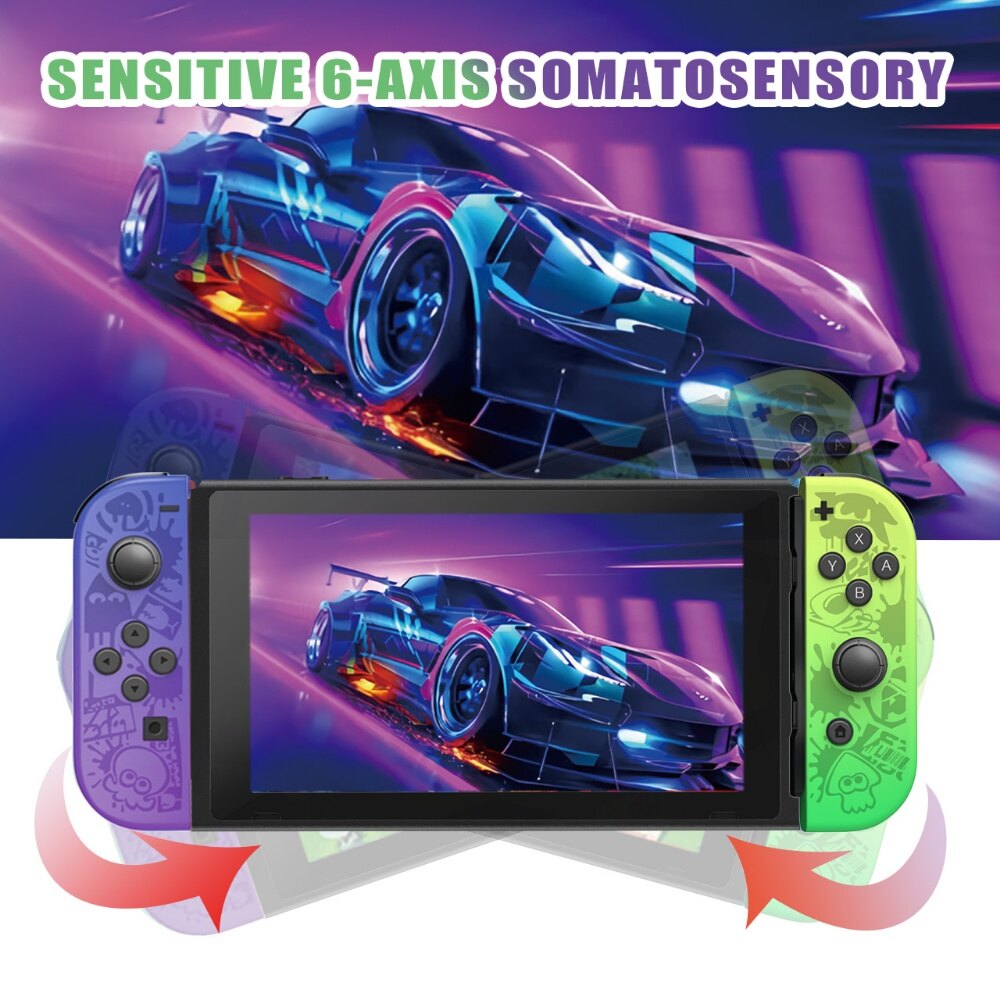 JoyCon Controller Compatible with Nintendo Switch, NS Controllers Joycon Support Dual Vibration/Wake-up Function/Motion Control