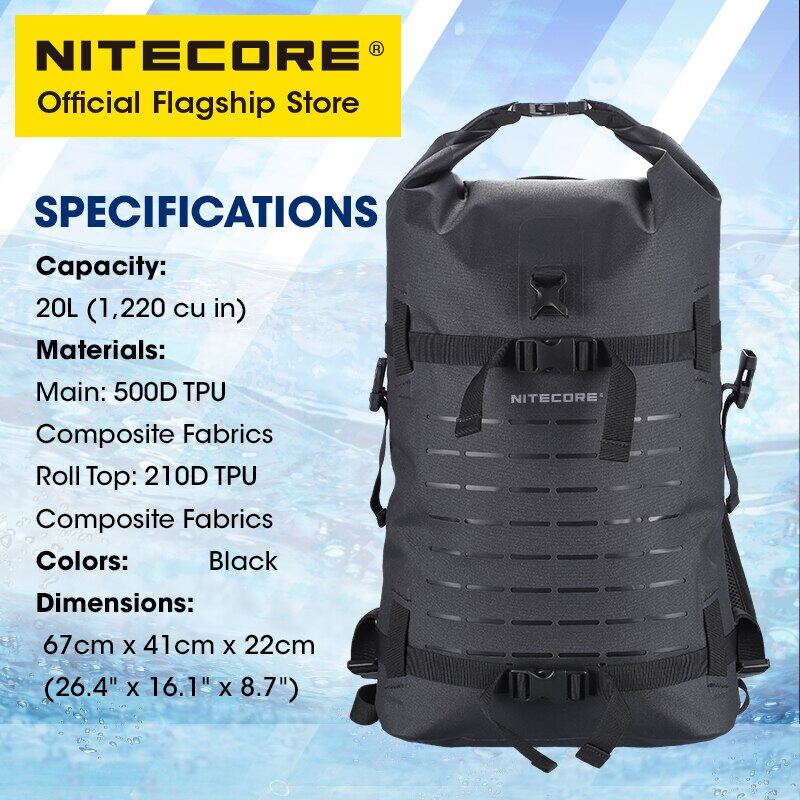 Nitecore BP18 18L Waterproof Travel Backpack Multi-purpose