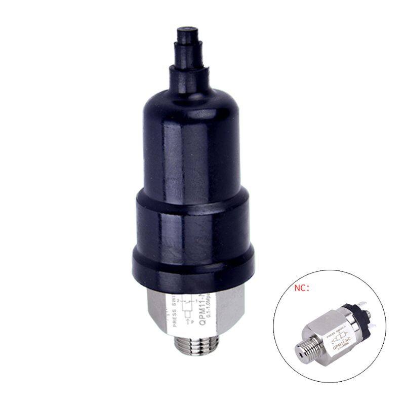 Công Tắc Áp Suất 1/4 Có Thể Điều Chỉnh QPM11-NO Inch Đầu Phun Ren Ngoài Dây Công Tắc Thủy Lực Màng Loa Có Thể Điều Chỉnh Áp Suất Siêu Nhỏ