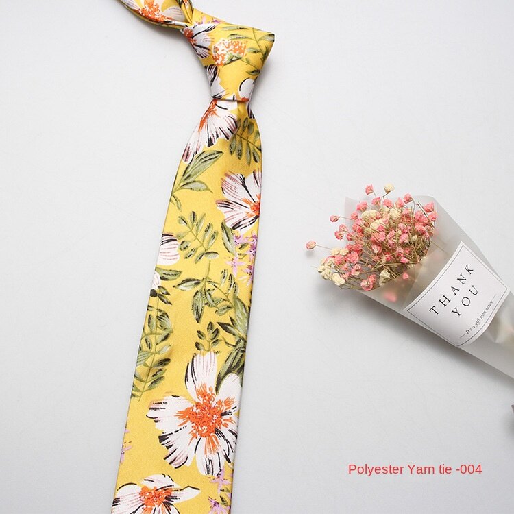 Polyester printed tie Men's and Women's Casual Tie