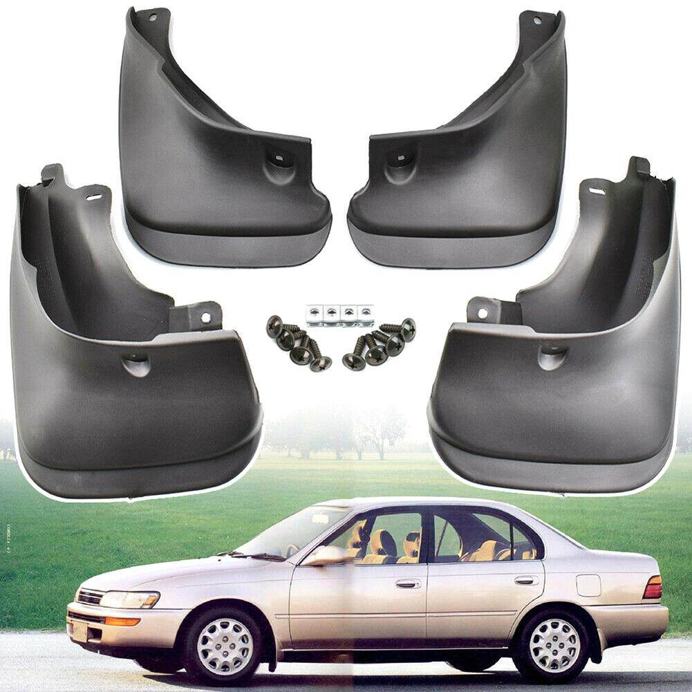 JPK【Ready Stock】4pcs For Toyota Corolla Sedan 1993-1998 E100 AE100 AE102 101 Mud Flaps Splash Guards