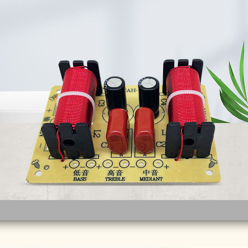 3 Way Speaker Crossover Circuit Treble Midrange Bass Frequency Divider Kit