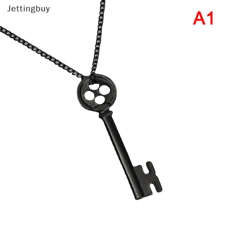 Flash Sale Halloween Metal Coraline Key Skeleton Props Neil Gaiman Retro Black Treasure