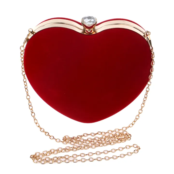 red bridal bags