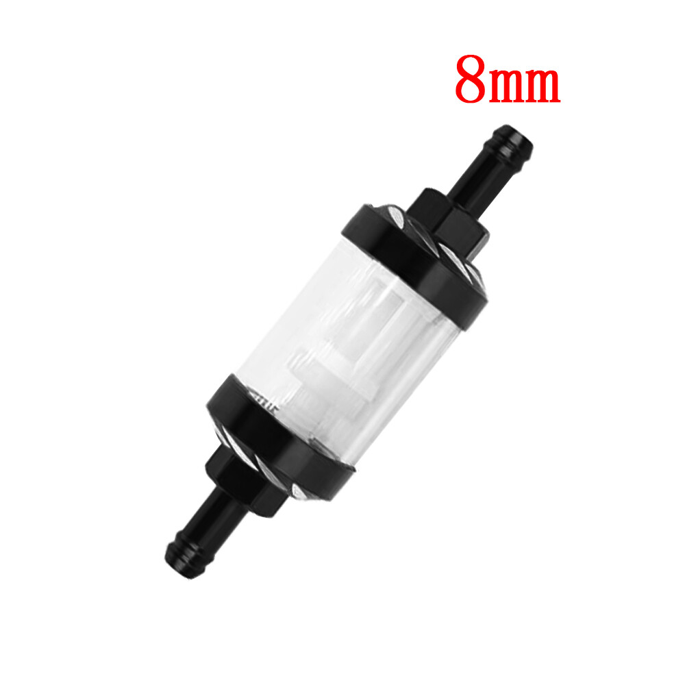 ZSDTRP Moto  6mm/8mm  Universal CNC Reusable Aluminum Fuel Filter Petrol Diesel Inline For Motorcycle Scooters Fuel Filters Accessories
