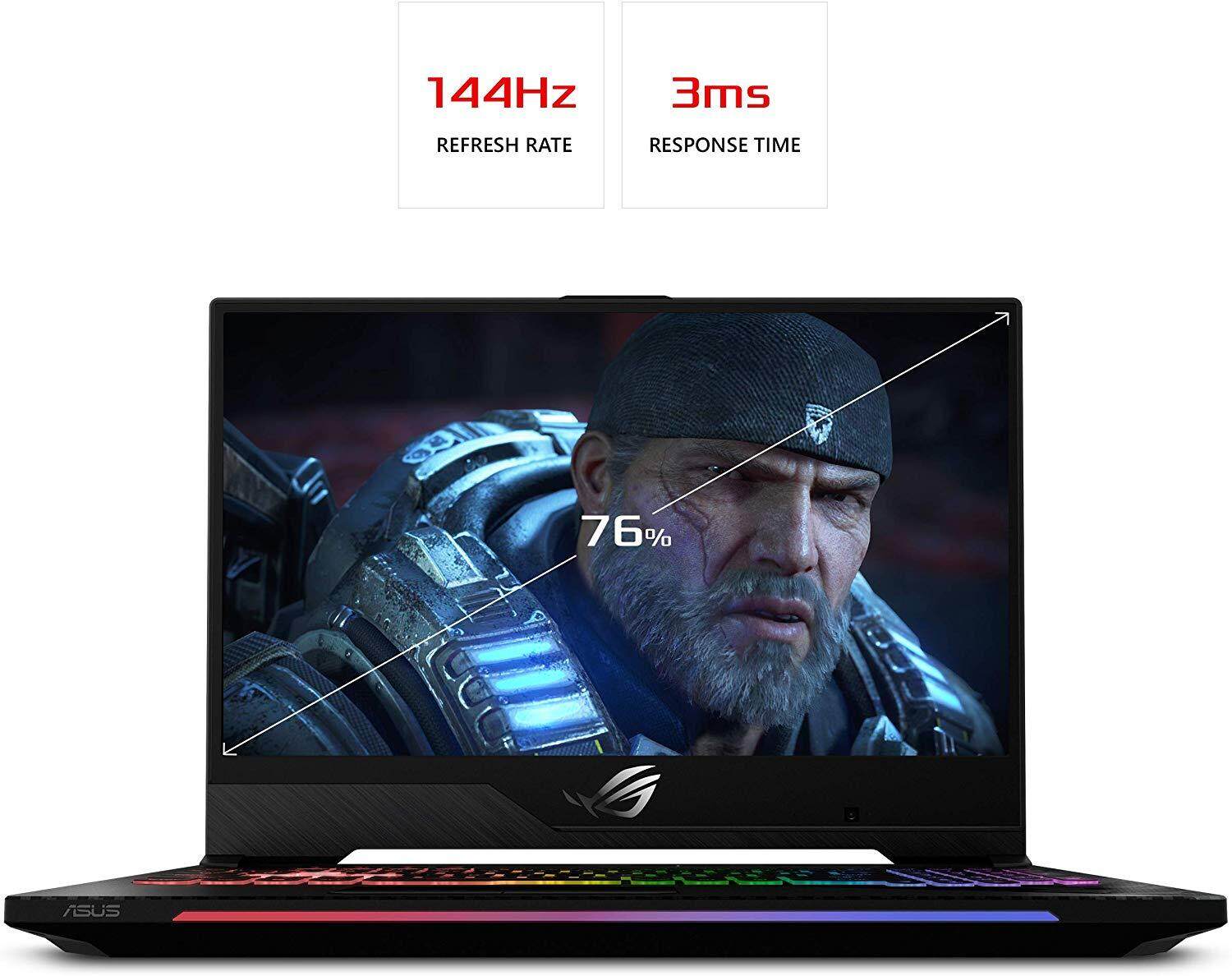 Asus ROG Strix Scar II Gaming Laptop, 15.6” 144Hz IPS Type Full HD, NVIDIA GeForce RTX 2070, Intel Core i7-8750H, 16GB DDR4, 512GB PCIe Nvme SSD, RGB KB, Windows 10, Malaysia