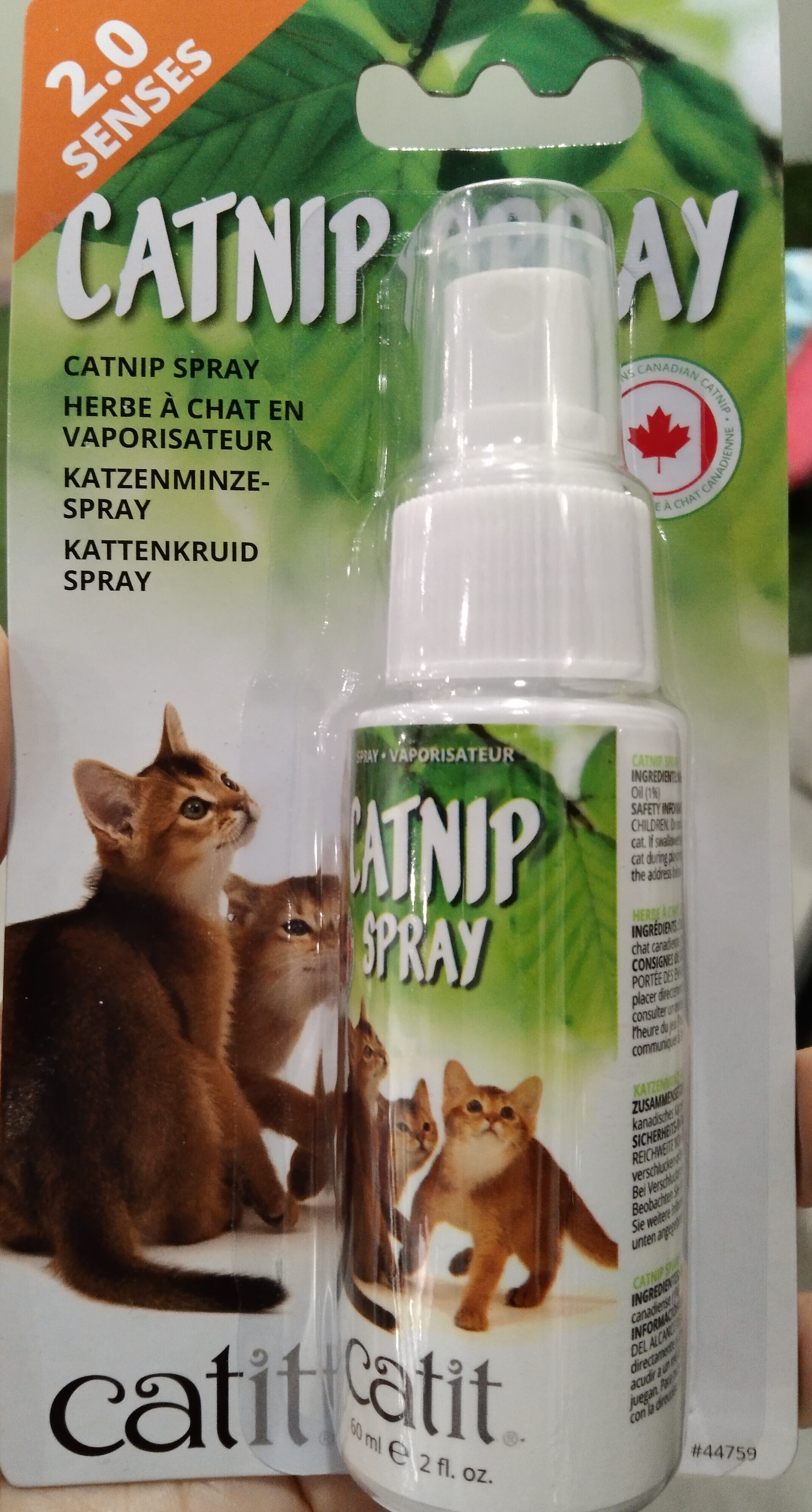 catit senses 2.0 catnip spray