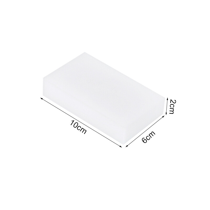 100PCS Magic Sponge Eraser Cleaning Melamine Multi-use Foam Cleaner White 10x6x2cm