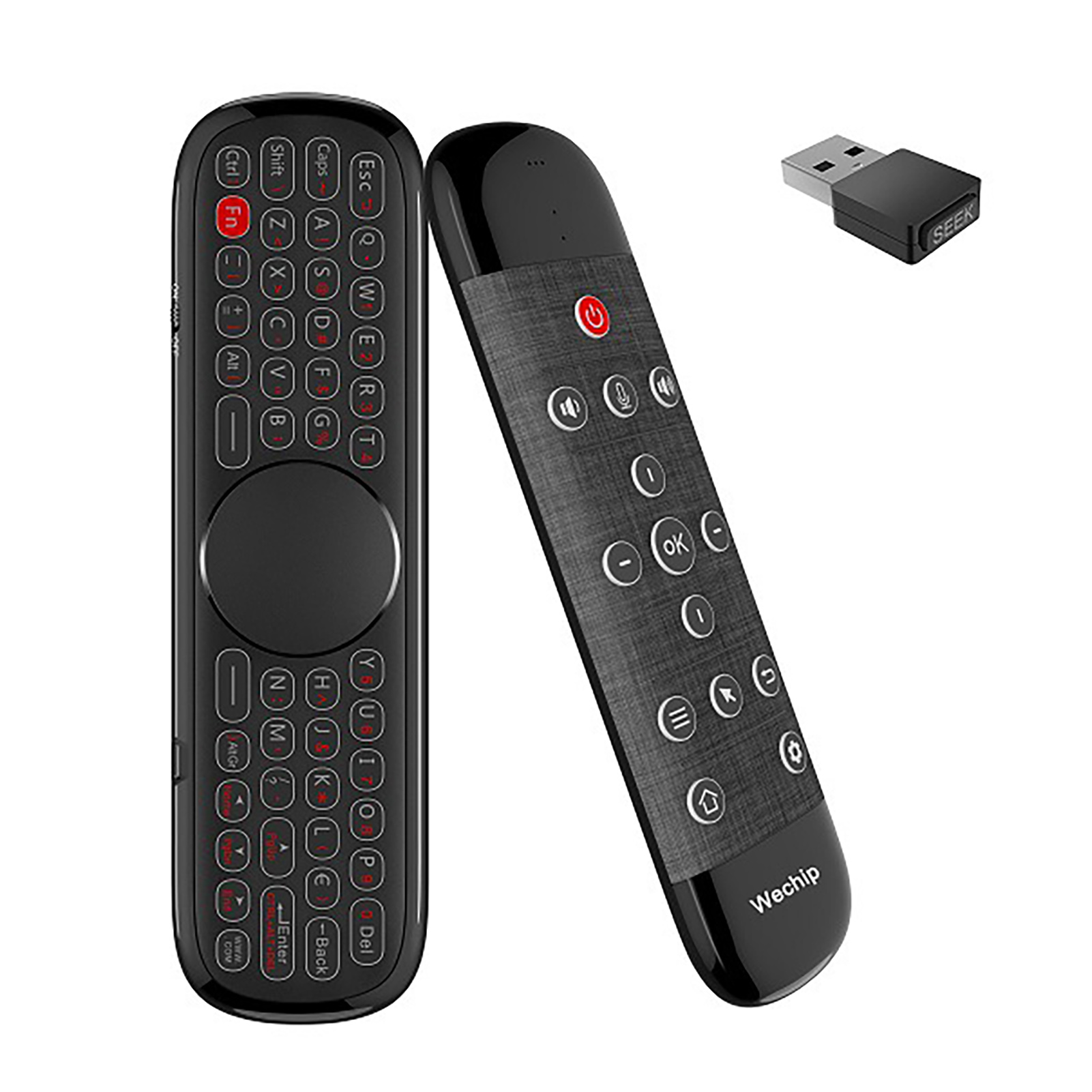 Zhanxing-Bàn Phím Không Dây Wechip W2 Pro Bàn Phím Cảm Ứng Chuột Không Dây ABS Chức Năng 3 Trong 1 2.4G Cho TV Thông Minh Bàn Phím Không Dây 2.4G