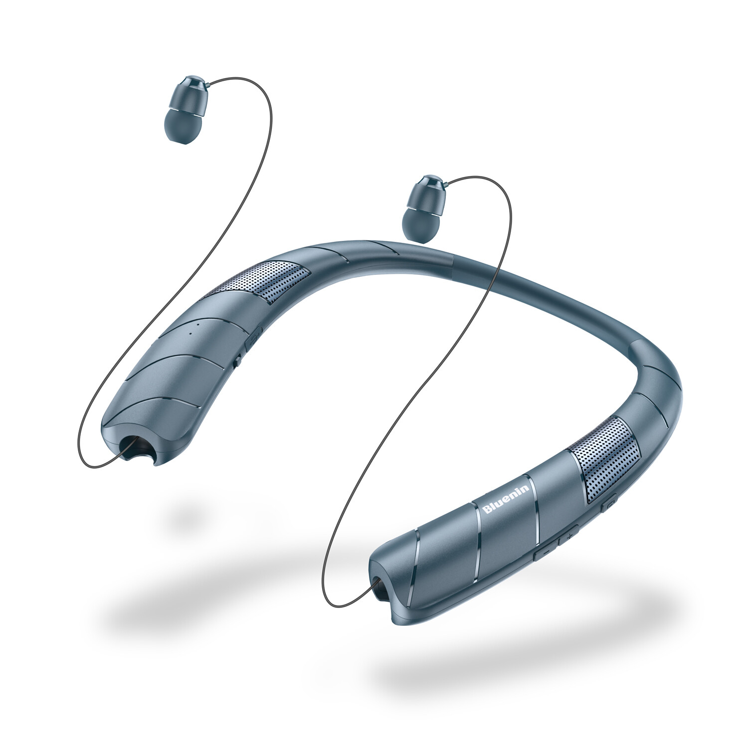 Wireless Bluetooth Headphone Neck hanger Headset Retractable Bluetooth Earphone Can Play External Audio