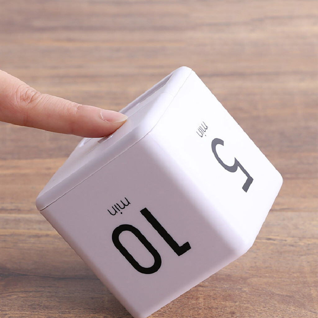 BlesiyaCube Timer Digital Timer Cooking Timer w/ LED Display