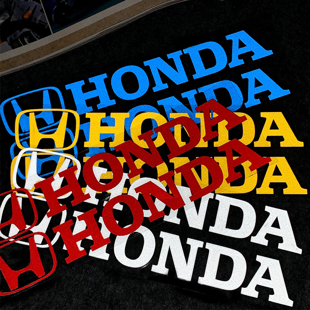 Nhãn dán xe máy Honda Xe máy cá nhân Logo Honda Đề can phản quang trang trí