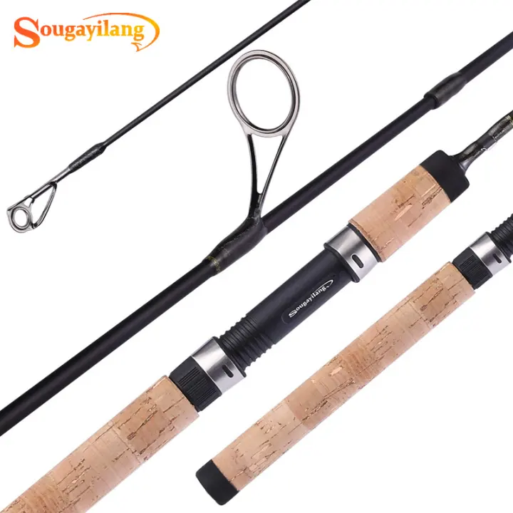 sougayilang fishing rod graphite portable spinning telescopic fishing pole