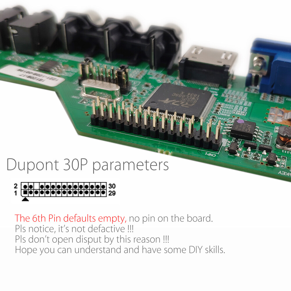 1set No Need Firmware T.HD8503.03C Driver Board + 7Key Button ...