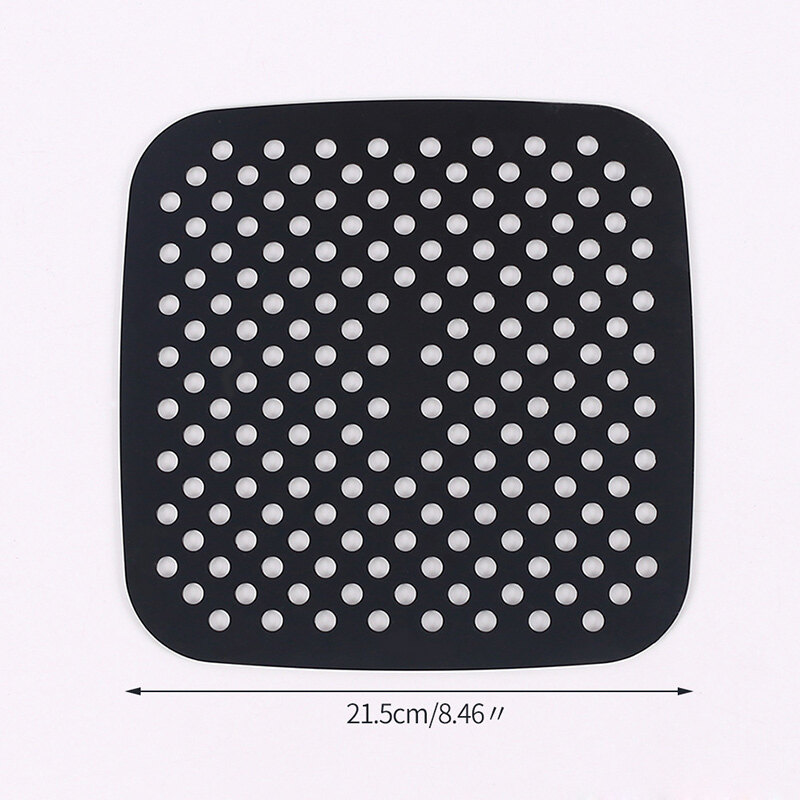 Houseeker Silicone Air Fryer Liner Kitchen Non-Stick Baking Mat Pastry Bakeware Oil Mats Cake Barbecue Grilled Pad