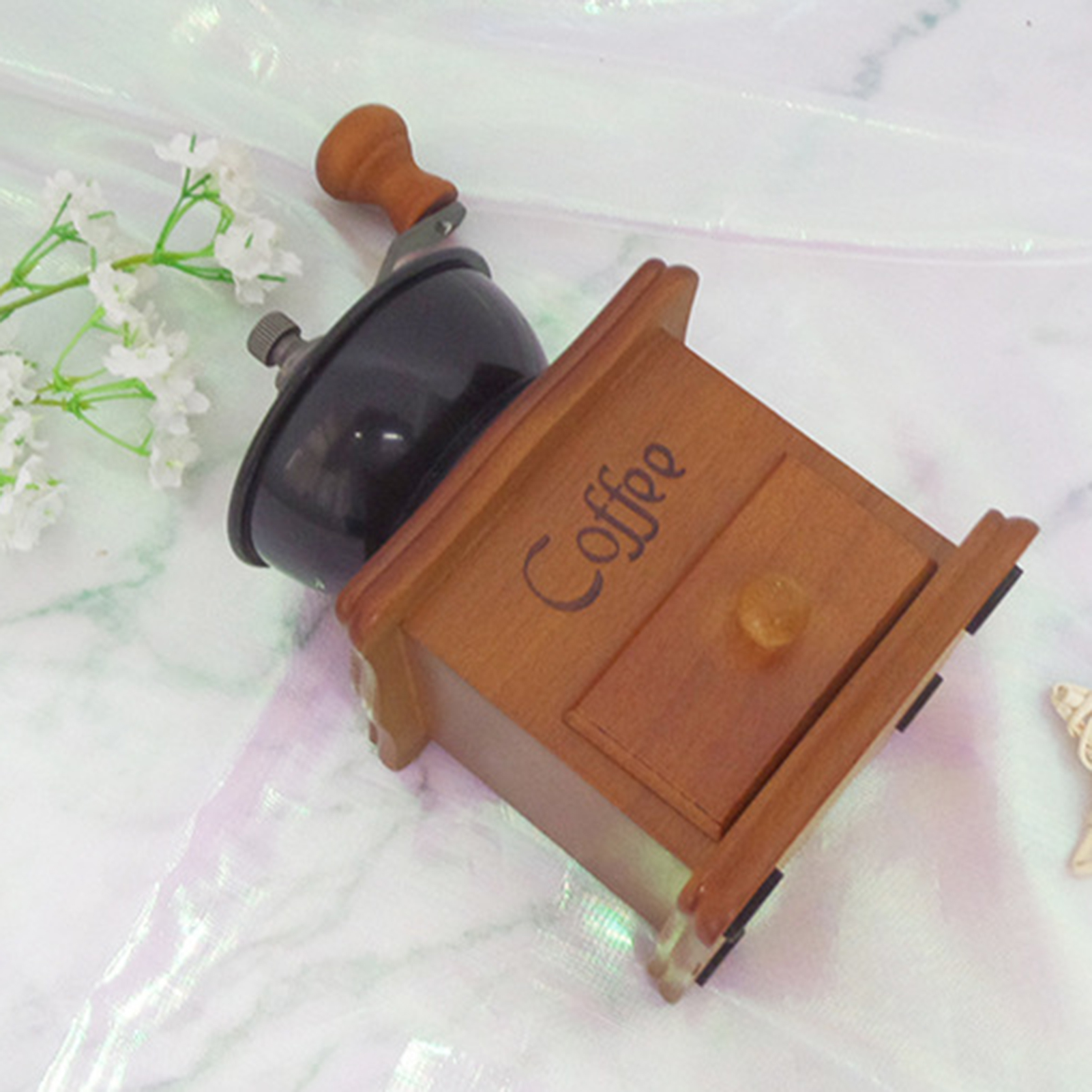 Effective Manual Grinder Metal Practical Adjustable Spice Grinder for Home