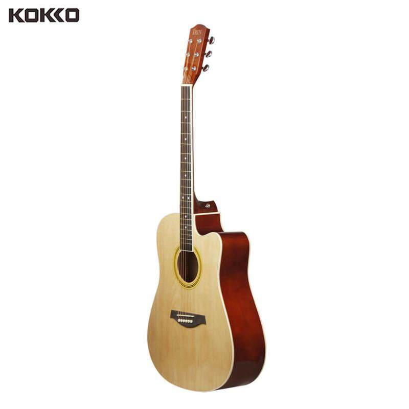Guitar 41inch Acoustic Basswood Cutaway Guitar Wooden Fingerboard Acoustic Guitarra Christmas Gift Malaysia