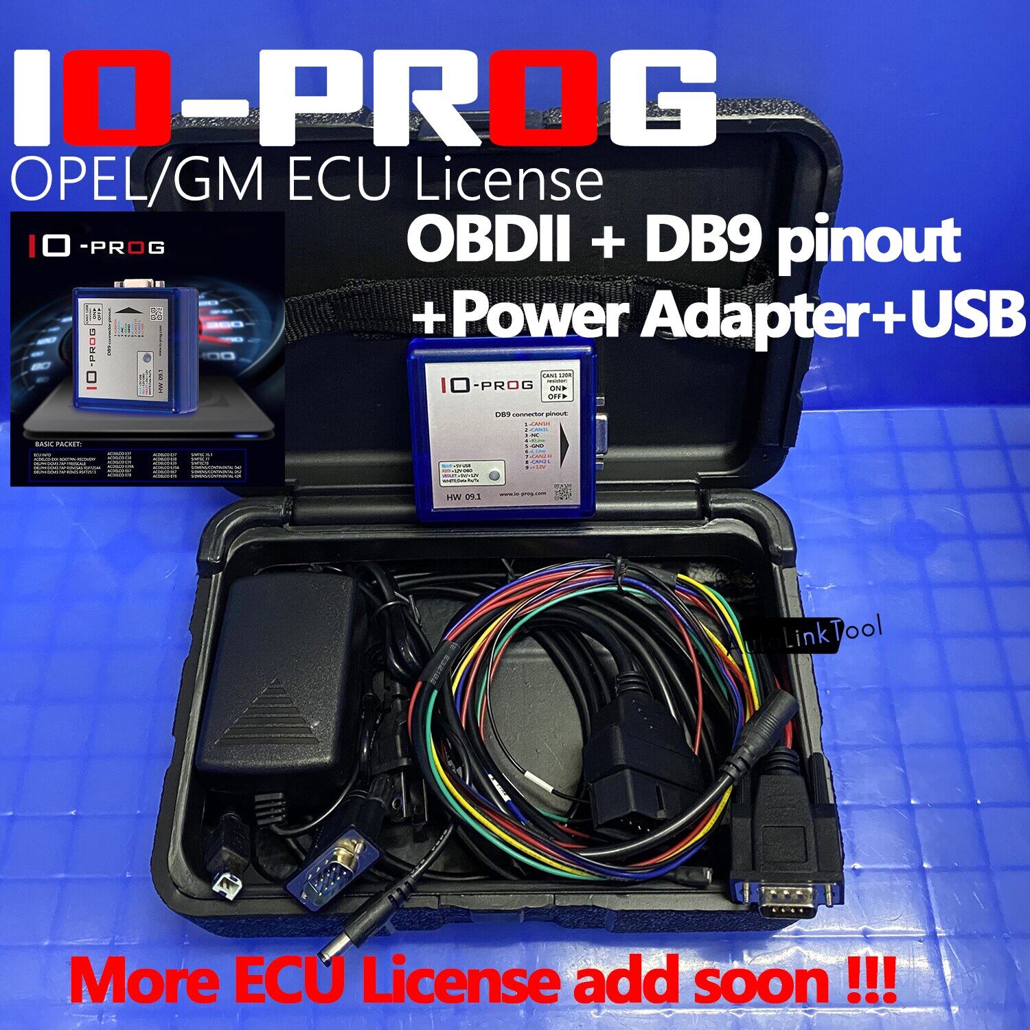 IOPROG IO PROG ECU Programmer With GM/OPEL ECU Activation Modules