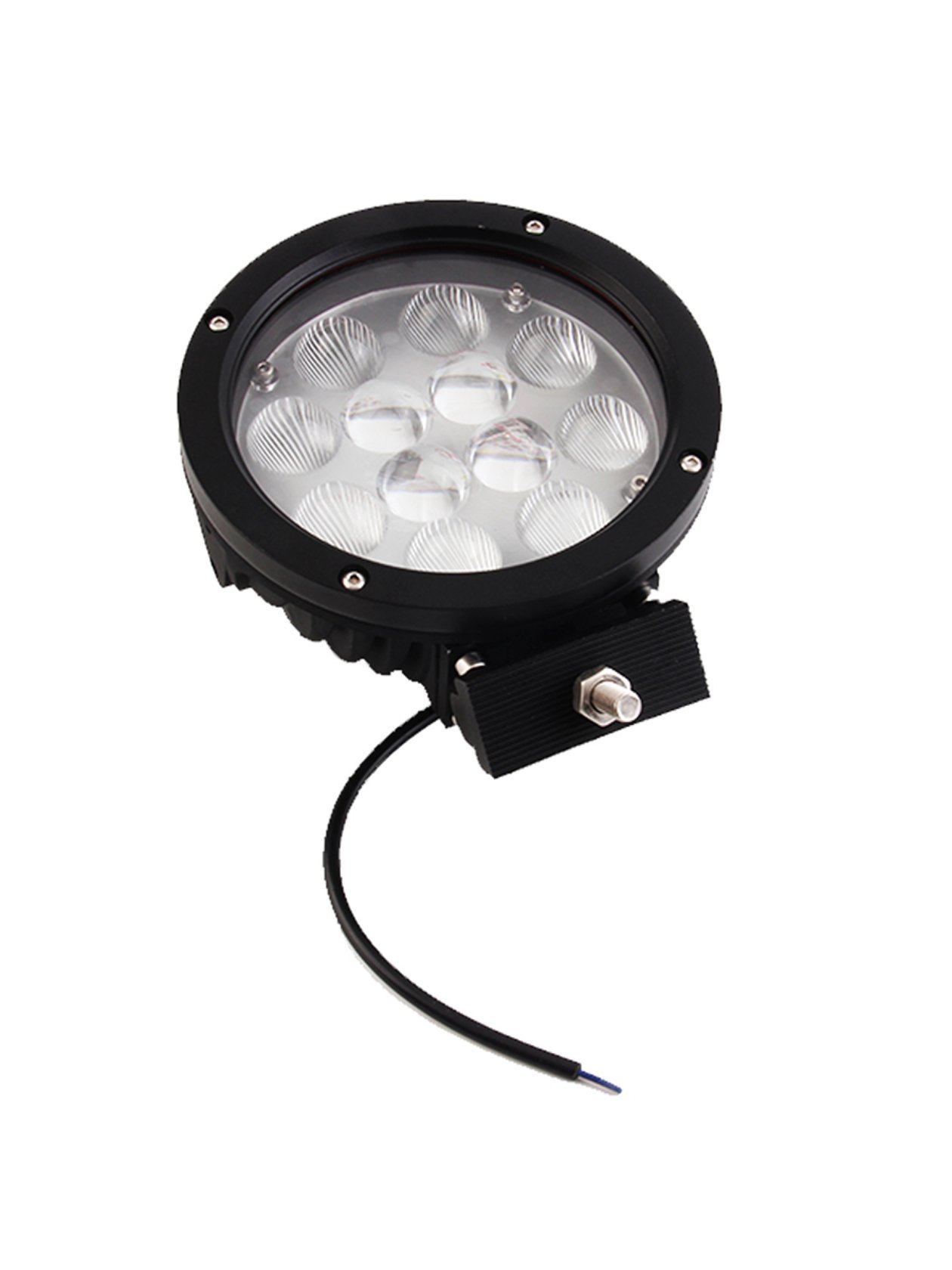 Round 12V 60W 15 Led Work Light Spot Beam 4Wd Truck Lamp Off-Road Driving , Car lights, motorcycle lights, spotlights