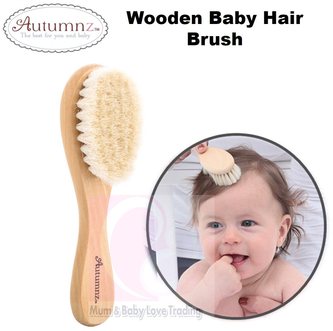 WOODEN BABY HAIR BRUSH - Autumnz